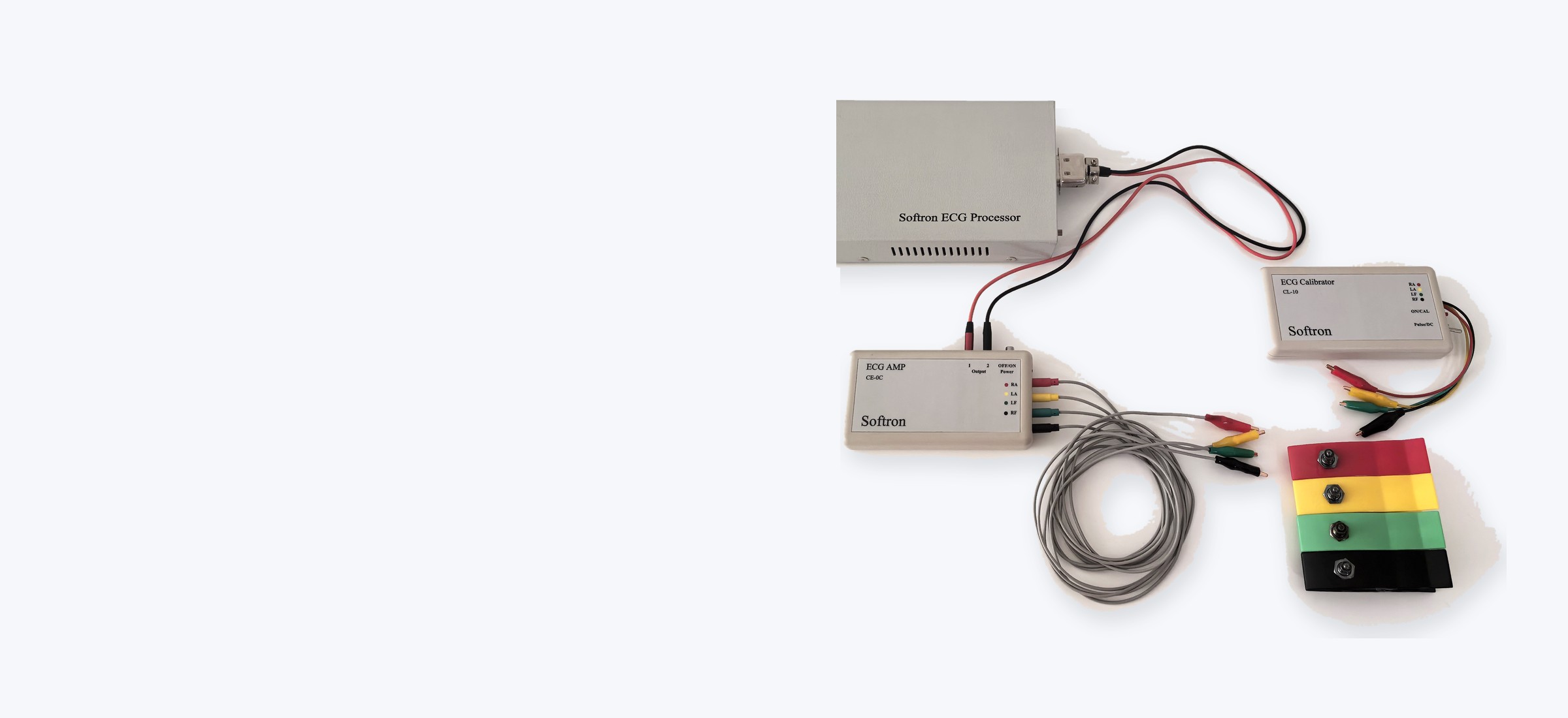 Softron SP-2006 ECG acquisition and analysis system